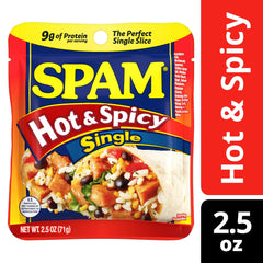 SPAM Hot & Spicy slices on toast for a bold breakfast protein.