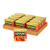 SPAM Tocino seasoning can on pantry shelf, ready for quick meals.