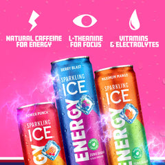 Sparkling Ice Energy 12pk Variety Pack shown for versatile on-the-go energizing.