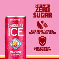 Sparkling Ice Fruit Punch can design with vibrant colors.