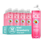 Sparkling Ice Kiwi Strawberry bottle showing bold flavor and zero sugar refreshment