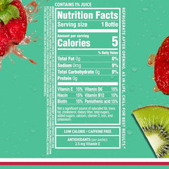 Sparkling Ice Kiwi Strawberry label close-up with natural color cues
