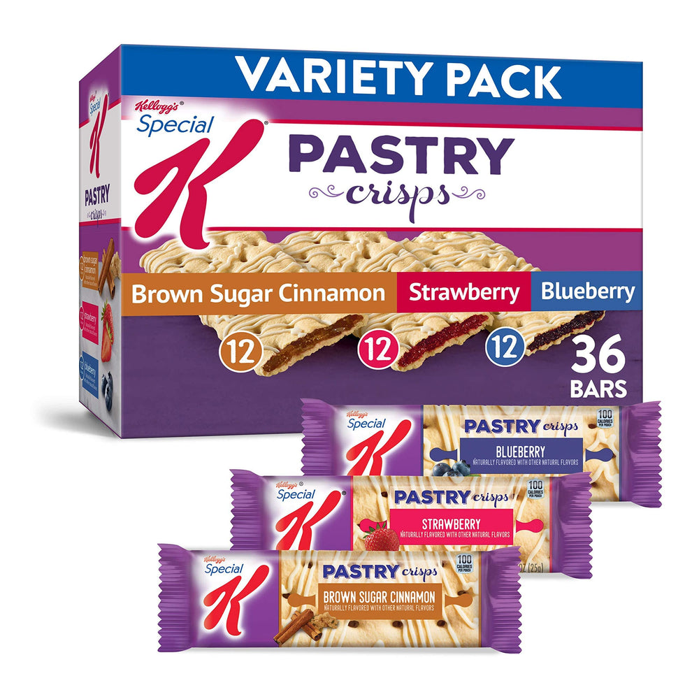 Special K Pastry Crisp Brown Sugar Cinnamon with flaky crust for a quick indulgent snack.