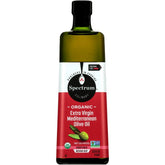 Spectrum Organic Mediterranean Olive Oil bottle with a delicate flavor ideal for light frying and dipping.