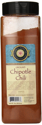 Spice Appeal Chipotle Chili Ground bottle: fresh aroma for bold, smoky meals