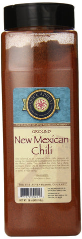 Spice Appeal New Mexican Chili Ground bottle showing vibrant color for bold cooking and flavor