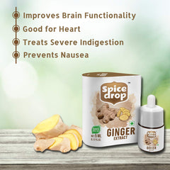 Finished tea or dish featuring Spice Drop Ginger Extract for versatile flavor enhancements.
