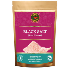 Spice Magic Black Salt packaging shows kala namak for authentic flavor in vegan cooking.
