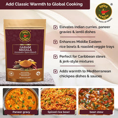 SPICE MAGIC Garam Masala serving spoon ready to season every dish.