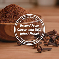 Spice Profile rich aroma from high-oil-content cloves in powder form