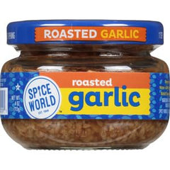 Spice World Roasted Minced Garlic easy spoon-ready seasoning for sauces