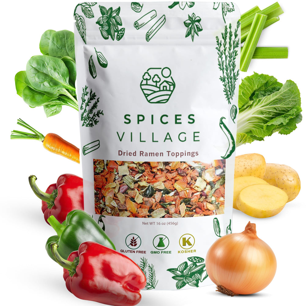 Spices Village bell pepper blend front—adds vibrant color and balanced savoriness