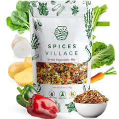 Spices Village dried ramen toppings flakes add crunch and flavor to ramen