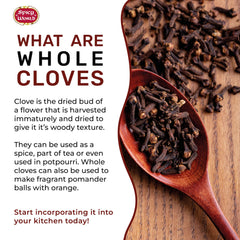 Spicy World cloves in curries and stews deliver warm, layered flavor.