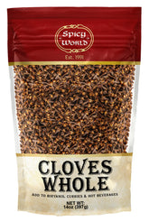 Spicy World whole cloves bulk bag with warm aroma ideal for curries and baking.