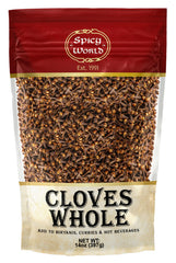 Spicy World whole cloves bulk bag with warm aroma ideal for curries and baking.