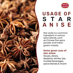 Baking with Spicy World star anise adds depth to pastries.