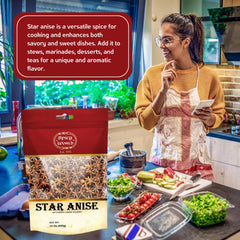 Spicy World star anise as a pickling spice blend.