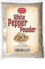 Spicy World White Pepper Ground 14oz bulk pack ready for everyday seasoning.