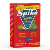 Spike Original All-Purpose Seasoning Salt poured over grilled fish for a brighter flavor.