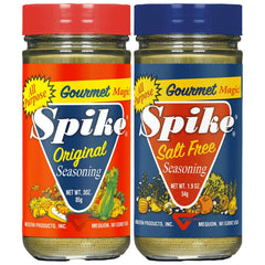 Spike Original Salt-Free 2-Pack bottle front for pantry-ready flavor