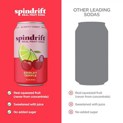 Shirley Temple lightly carbonated bottle for smooth refreshing taste