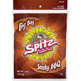 Spitz BBQ-flavored sunflower seeds in a bag, convenient backyard snack.