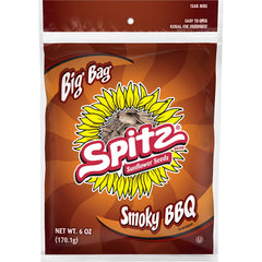 Spitz BBQ-flavored sunflower seeds in a bag, convenient backyard snack.