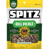 Spitz Dill Pickle sunflower seeds in a 9-pack for easy snacking.