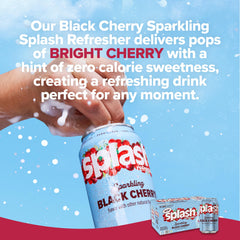 SPLASH REFRESHER Black Cherry at a workout setup for refreshing hydration.
