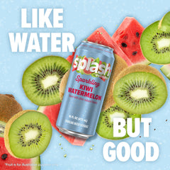 SPLASH REFRESHER Kiwi Watermelon 12-pack displayed for convenient hydration.