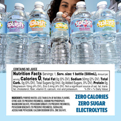 SPLASH REFRESHER Mandarin Orange bottle close-up highlighting bright citrus flavor