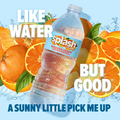 SPLASH REFRESHER zero-sugar label signaling guilt-free refreshment