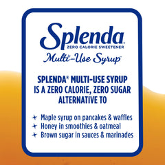 Splenda Allulose Syrup used as maple substitute on pancakes and waffles