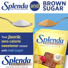 SPLENDA brown sugar blend sweetening coffee or tea