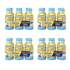 SPLENDA Diabetes Care Shakes French Vanilla bottle poured for a balanced breakfast
