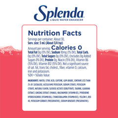 Splenda Energy liquid bottle with leak-proof cap for portable use.