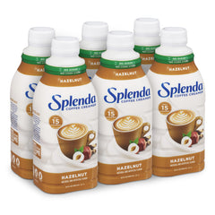 SPLENDA Hazelnut Coffee Creamer bottle adds sugar-free flavor to coffee