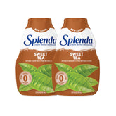 SPLENDA liquid water enhancer bottle pouring for flavored water on the go