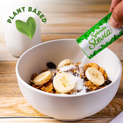 Splenda Stevia used in baking and cooking without added sugar.