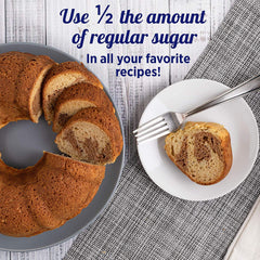 SPLENDA Sugar Blend resealable bag close-up showing handy packaging