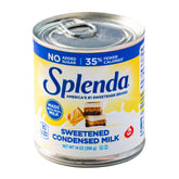 SPLENDA Sweetened Condensed Milk can front view for creamy, reduced-calorie desserts