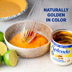 SPLENDA Sweetened Condensed Milk used as a pie filling