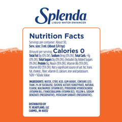 SPLENDA three-pack variety display offers zero calorie flavor options