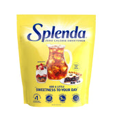SPLENDA zero-calorie carton for everyday sugar replacement in beverages.