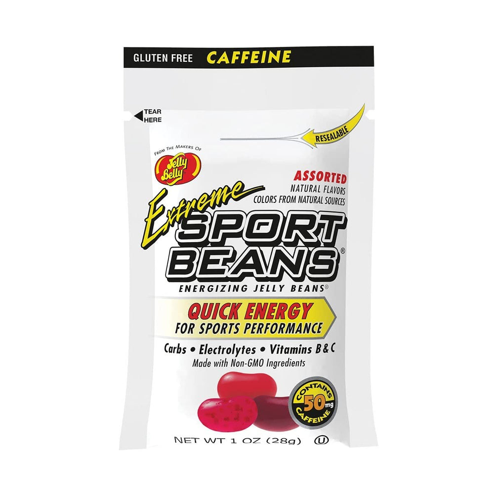 Extreme Sport Beans bag with assorted flavors for quick workout energy and hydration.