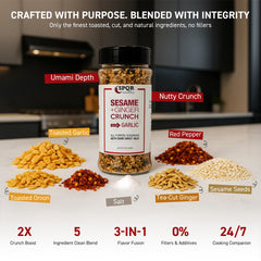 SPQR Sesame Ginger Crunch grilled-meat glaze enhances savory char