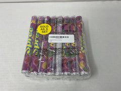 Spree paste wafer candy closeup, soft and chewy textures in vibrant colors.
