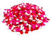 Sprinkle Me This Say It from the Heart 12oz bag front with pink, white, and red hearts for decoration