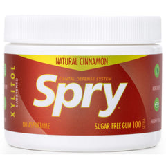 Spry Cinnamon Xylitol Gum pack for on-the-go fresh breath.
